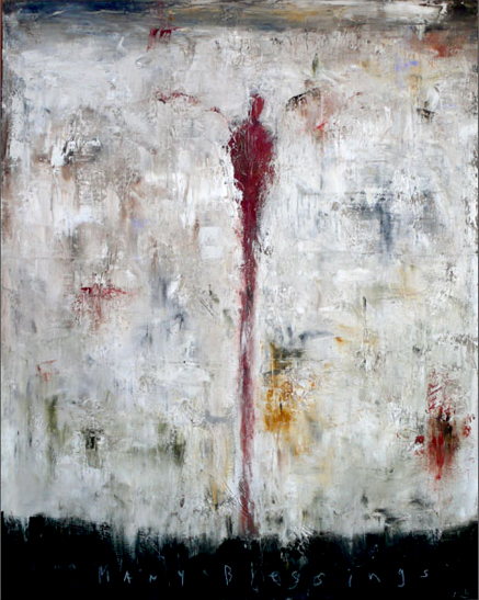MA – Many Blessings – Wax on Canvas – 48×60