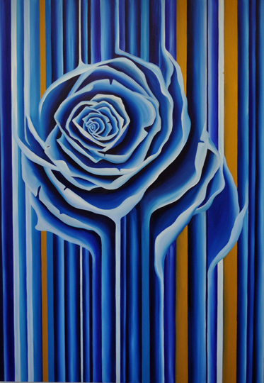 GH – Blue Rose Striped